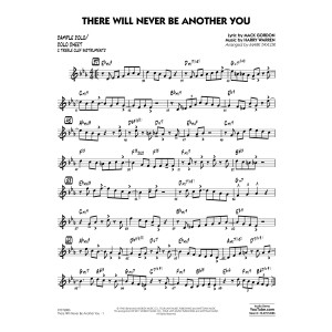 There Will Never Be Another You - Sample Solo/Solo Sheet C Inst.